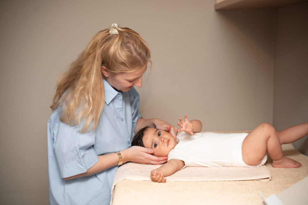 Chiropraxie voor baby's en zwangere vrouwen